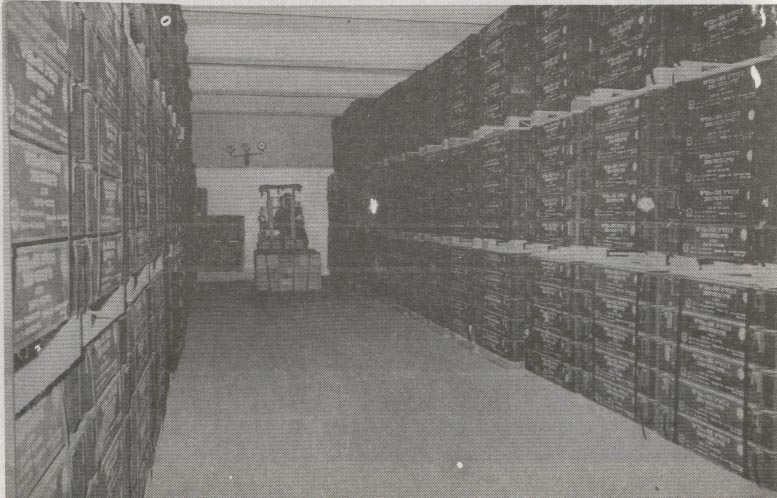 תמונה של בניית מחסנים לתחמושת שנת 1963 - מרכז תחמושת חיל הטנ"א